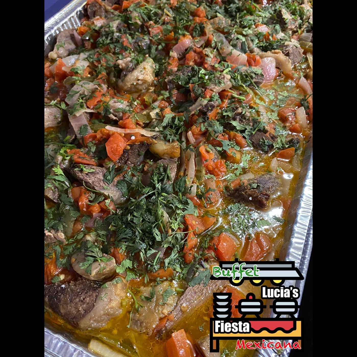 Charola de bistec a la mexicana con pico de gallo
